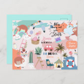 Vakantie/reizen Briefkaart (Voorkant / Achterkant)