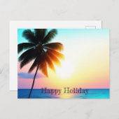 Vakantie Reizen Poster Briefkaart