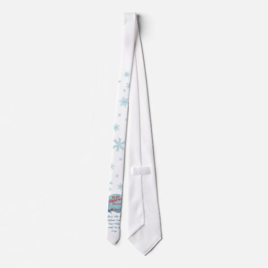 Vakantie Rendier Gepersonaliseerd Stropdas (Achterkant)
