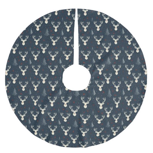 Vakantie rendieren, kerstboom, sneeuwvlok kerstboom rok (Voorkant)