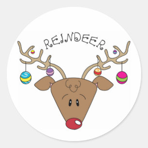 Vakantie rendieren Sticker