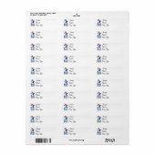 Vakantie retour label 3 (Full Sheet)
