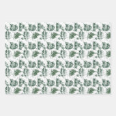 Vakantie Road Trip Kerst Gift Bag | groen Inpakpapier Vel (Voorkant)