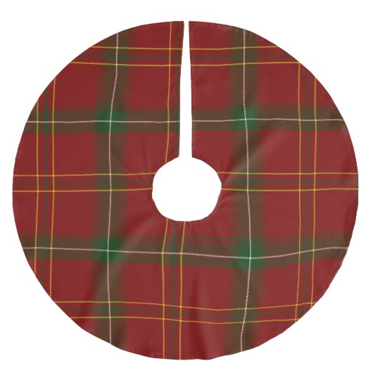 Vakantie Rode Tartan Kerst Plaid Kerstboom Rok (Voorkant)