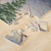 Vakantie Rode Vrachtwagen Spel Puzzel Legpuzzel (Zijkant)