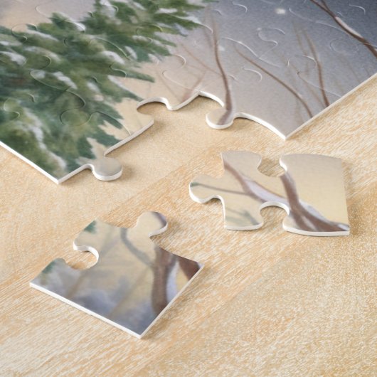 Vakantie Rode Vrachtwagen Spel Puzzel Legpuzzel (Zijkant)