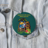 Vakantie Ronde Button 4,0 Cm (In situ)