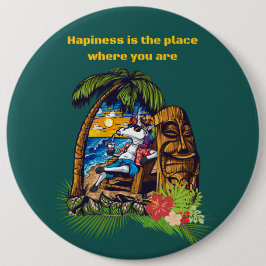Vakantie Ronde Button 6,0 Cm