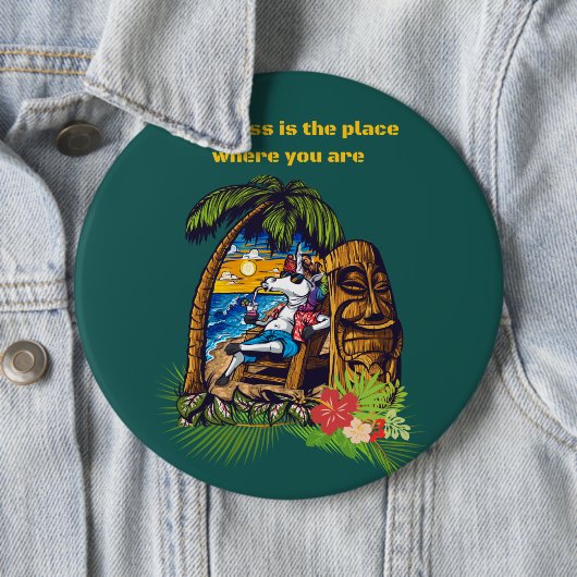 Vakantie Ronde Button 6,0 Cm (In situ)