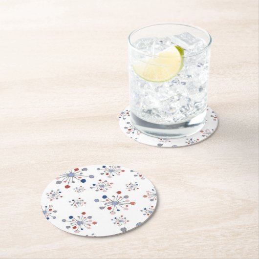 Vakantie Ronde Kartonnen Onderzetter (Insitu)