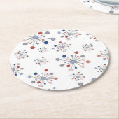 Vakantie Ronde Kartonnen Onderzetter (Gebogen)