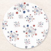 Vakantie Ronde Kartonnen Onderzetter (Voorkant)