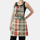 Vakantie Rood Groen Plaid Bergamasco Hond Kerst Schort (Insitu)