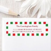 Vakantie Rood & Groen Plein Grens Etiket (Insitu)