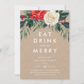 Vakantie Roos Vakantispartij Kaart (Voorkant)