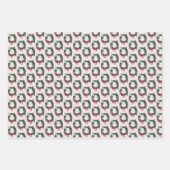 Vakantie Roze Notenkraker Sneeuwvlok Inpakpapier Vel (Voorkant 2)