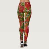 Vakantie-Rozen Leggings (Achterkant)