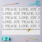 Vakantie RUST. LIEFS. VREUGDE. Kerstmis Holly Fees Tissuepapier (Craft)