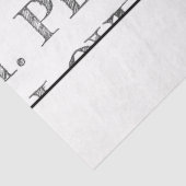 Vakantie RUST. LIEFS. VREUGDE. Kerstmis Holly Fees Tissuepapier (Detail)