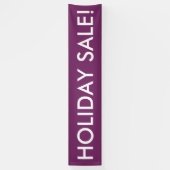 Vakantie Sale aanpasbare paarse witte banner (Verticaal)