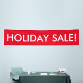 Vakantie Sale aanpasbare rode witte banner (Beurs)