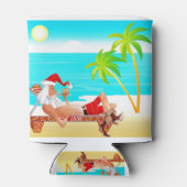 vakantie santa claus blikjeskoeler (Achterkant)