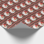 Vakantie Santa Claus inpakpapier (Hoek)