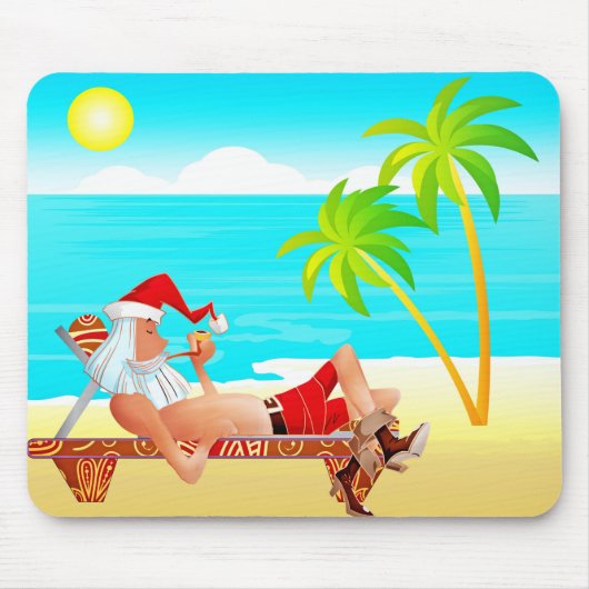 vakantie santa claus muismat (Voorkant)