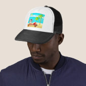 vakantie santa claus trucker pet (In situ)