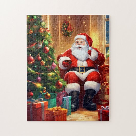 Vakantie Santa Game Puzzel (Verticaal)