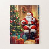 Vakantie Santa Game Puzzel Legpuzzel (Verticaal)