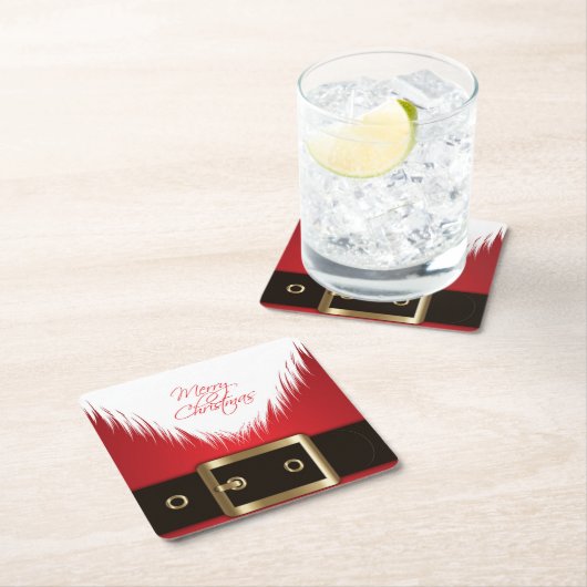 Vakantie Santa Paper Onderzetter Set (Insitu)