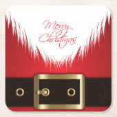 Vakantie Santa Paper Onderzetter Set (Voorkant)