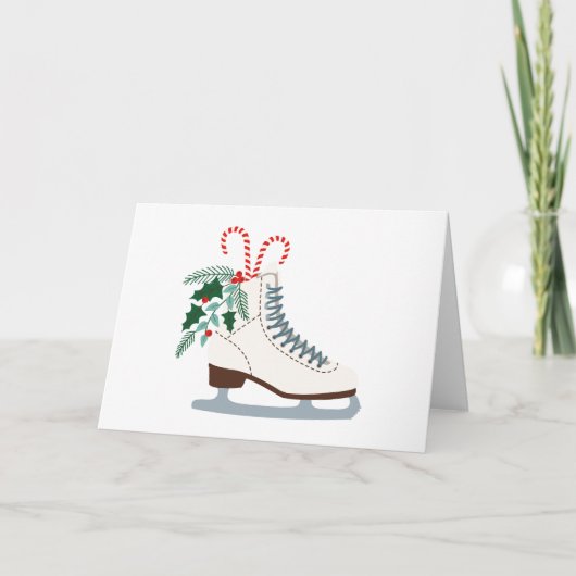 Vakantie Schaatsen Kaart (Voorkant)