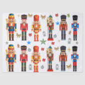 vakantie schattig speelgoed soldier Nutcracker pat Tissuepapier (Voorkant)