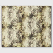  vakantie Schattige Elegant Paper Angels Cadeaupapier (Vlak)