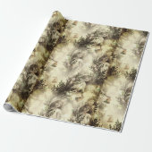  vakantie Schattige Elegant Paper Angels Cadeaupapier (Uitgerold)