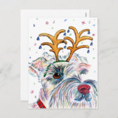 Vakantie Schnauzer Briefkaarten (Voorkant / Achterkant)