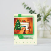  vakantie Scottie Briefkaart (Staand voorkant)