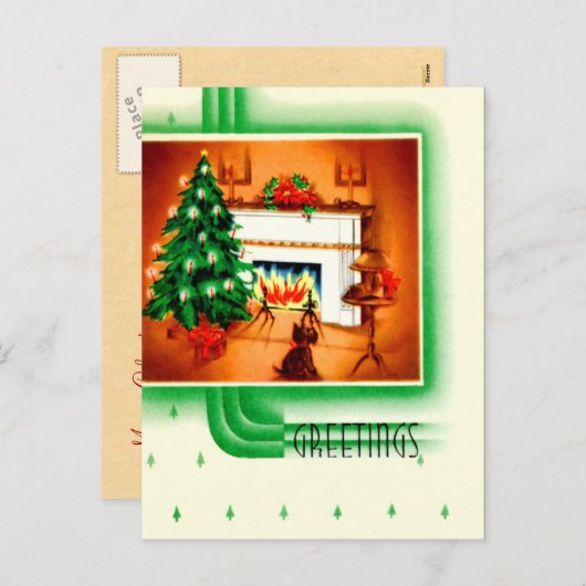  vakantie Scottie Briefkaart (Voorkant / Achterkant)