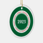 Vakantie Seizoen Aangepast Ornament (Rechts)