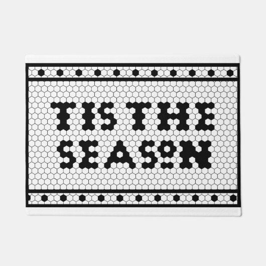 Vakantie Seizoen Boerderij Tegel Design Deurmat (Voorkant)