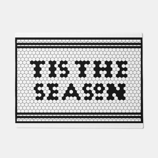 Vakantie Seizoen Boerderij Tegel Design Deurmat (Voorkant)