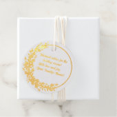 Vakantie Seizoen Folie Favor Tag (Met doos)