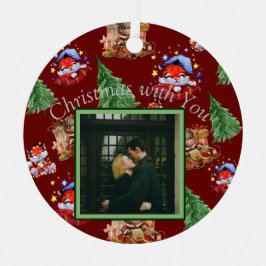 Vakantie Seizoen Foto Metalen Ornament