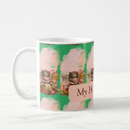 Vakantie Seizoen Groen Drink Koffiemok