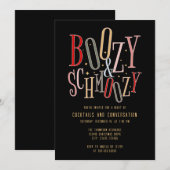 Vakantie Seizoen Kerstmis Boozy Cocktail Party Kaart (Voorkant / Achterkant)