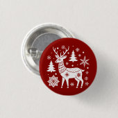 Vakantie Seizoen Kerstmis Theme Gift Ronde Button 3,2 Cm (Voorkant /achterkant)