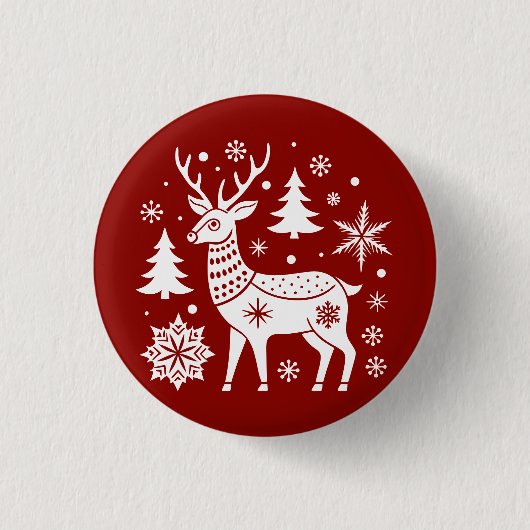 Vakantie Seizoen Kerstmis Theme Gift Ronde Button 3,2 Cm (Voorkant)