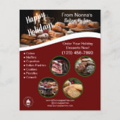 Vakantie Seizoensgebak | Bakkerij Flyer (Voorkant)